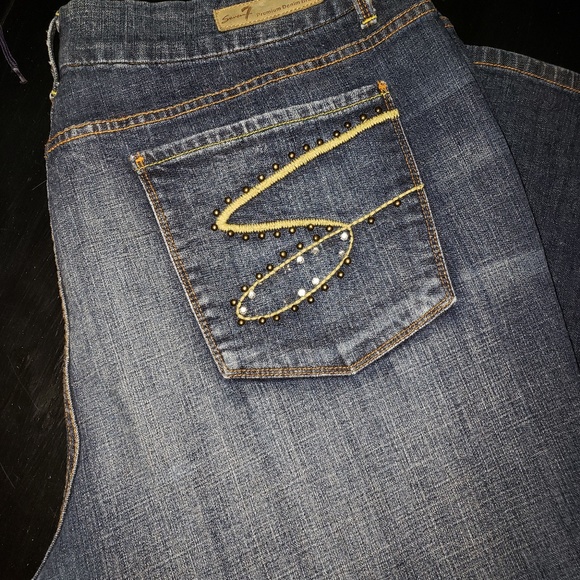 *seven7* Womens premium plus size 26 jeans - Picture 3 of 8